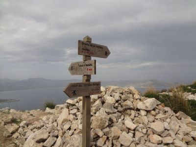 Tramuntana Wanderung auf Mallorca - Wegweiser
