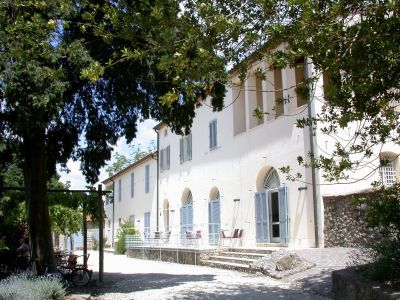 Bio-Landhaus in der Toskana kologisch mit Wein und Olivenl
