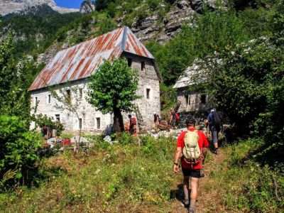 Albanische Alpen Wanderer Htte