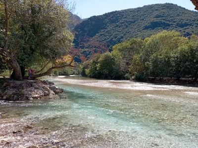 Wanderung am Acheron Fluss Epirus 