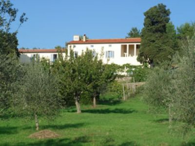 Bio-Landhaus in der Toskana kologisch traditionell mit Wein und Olivenl