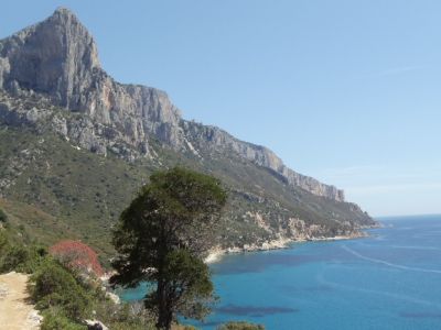 Landschaft Sardinien Kstenblick wandern ohne Gepck