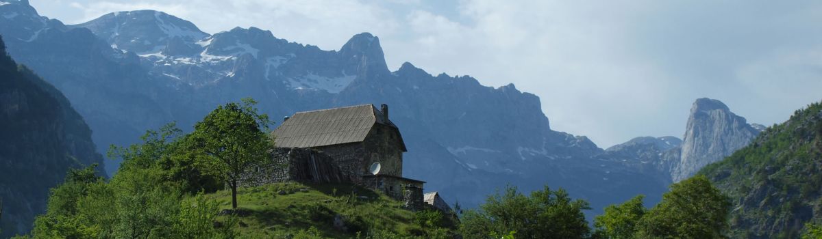 Bergwandern Albanien individuell Htte Peaks of the Balkans