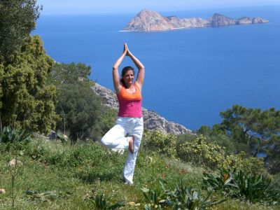 Yoga am Meer auf Korfu