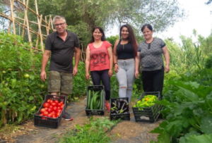Im Honigtal baut Koch Kostas und seine Familie Gemüse im eigenen Garten an. 