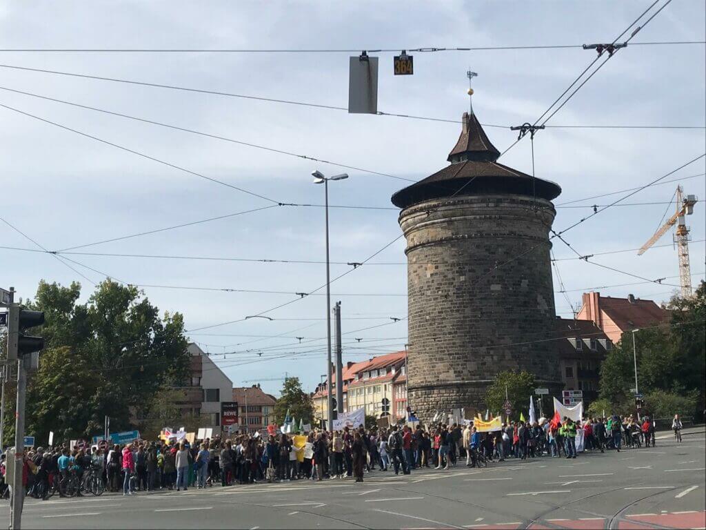 klimastreik fridays for future nuernberg renatour team