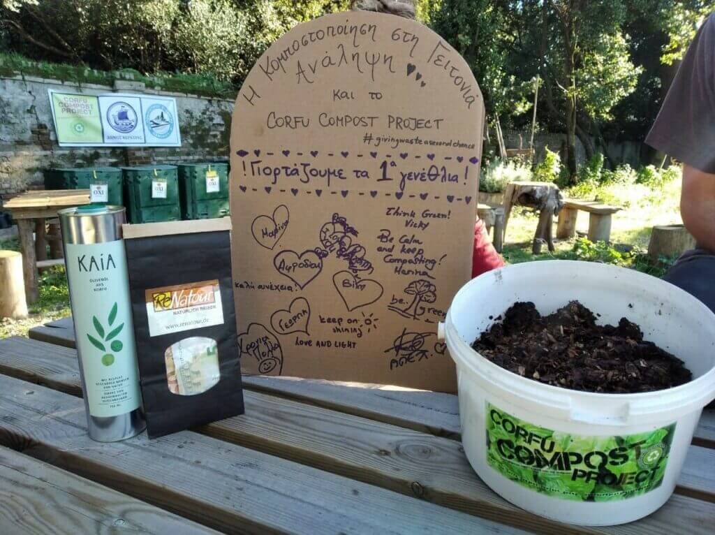 Spende ReNatour an das Corfu Compost Project