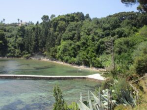 Antiker Steg ins Meer bei Kerkyra