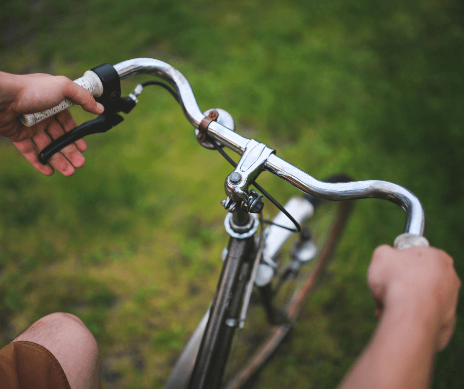 Fahrradfahren ist gut für die Linie
