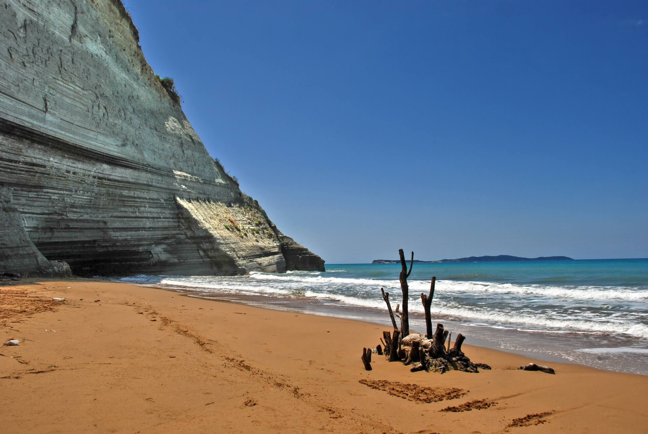 Wunderschöner Strand auf Korfu