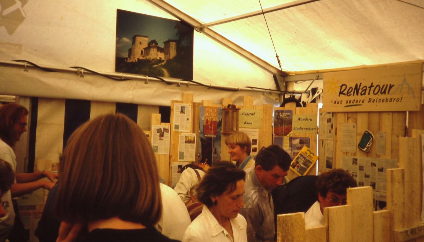 Messestand 1997 ReNatour Gste