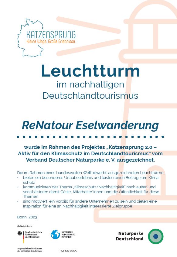 Ausgezeichnet von KATZENSPRUNG!