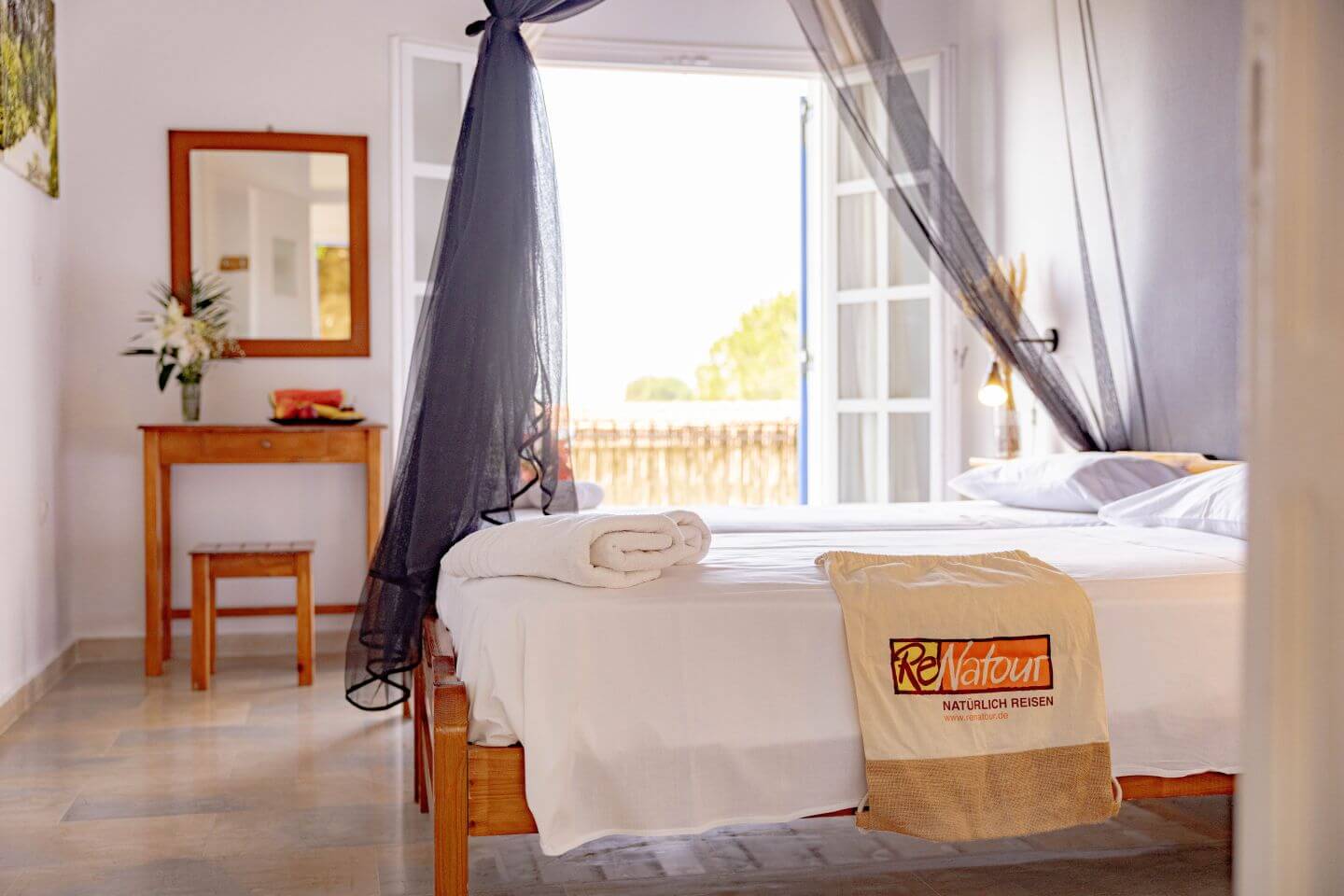 Schminktisch im Schlafzimmer