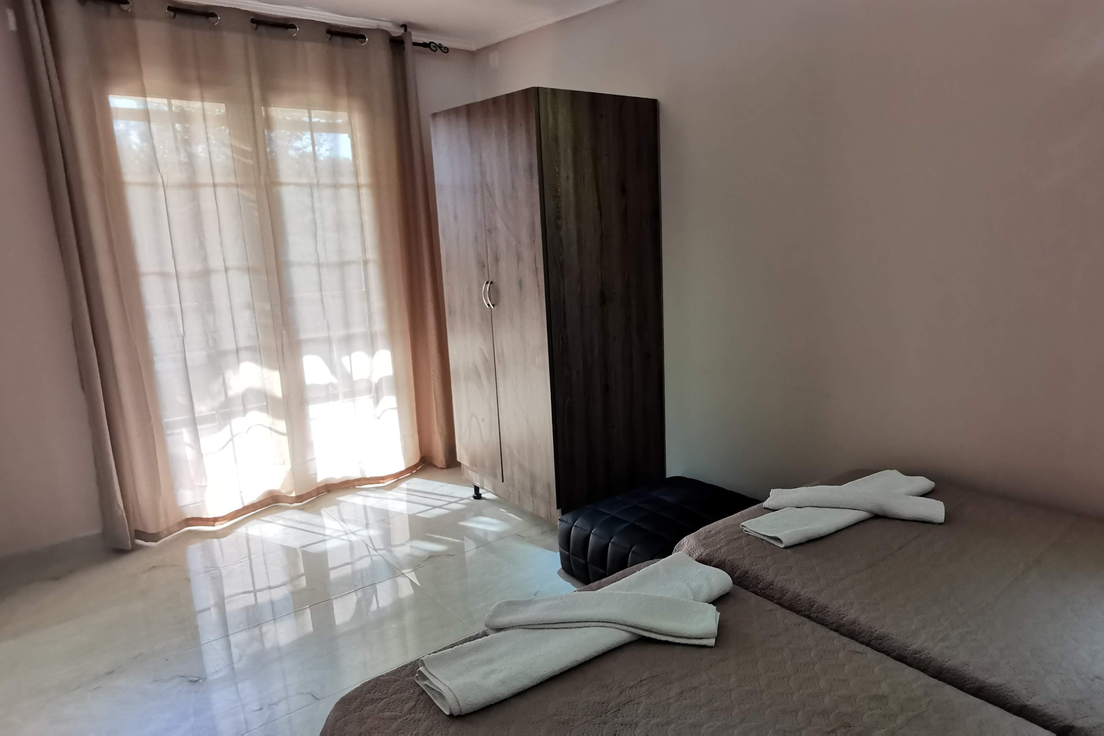 Blick vom Zweierbett