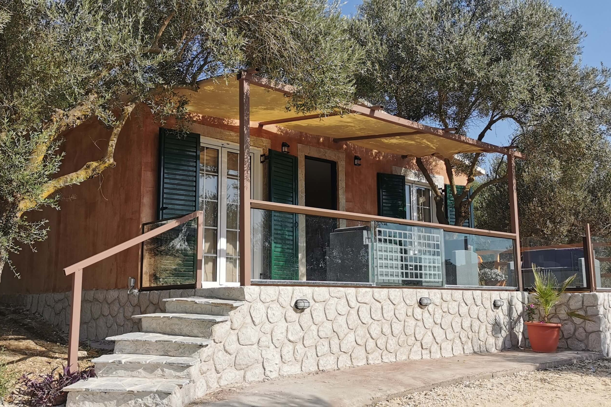 Auenansicht Ferienhaus Olive