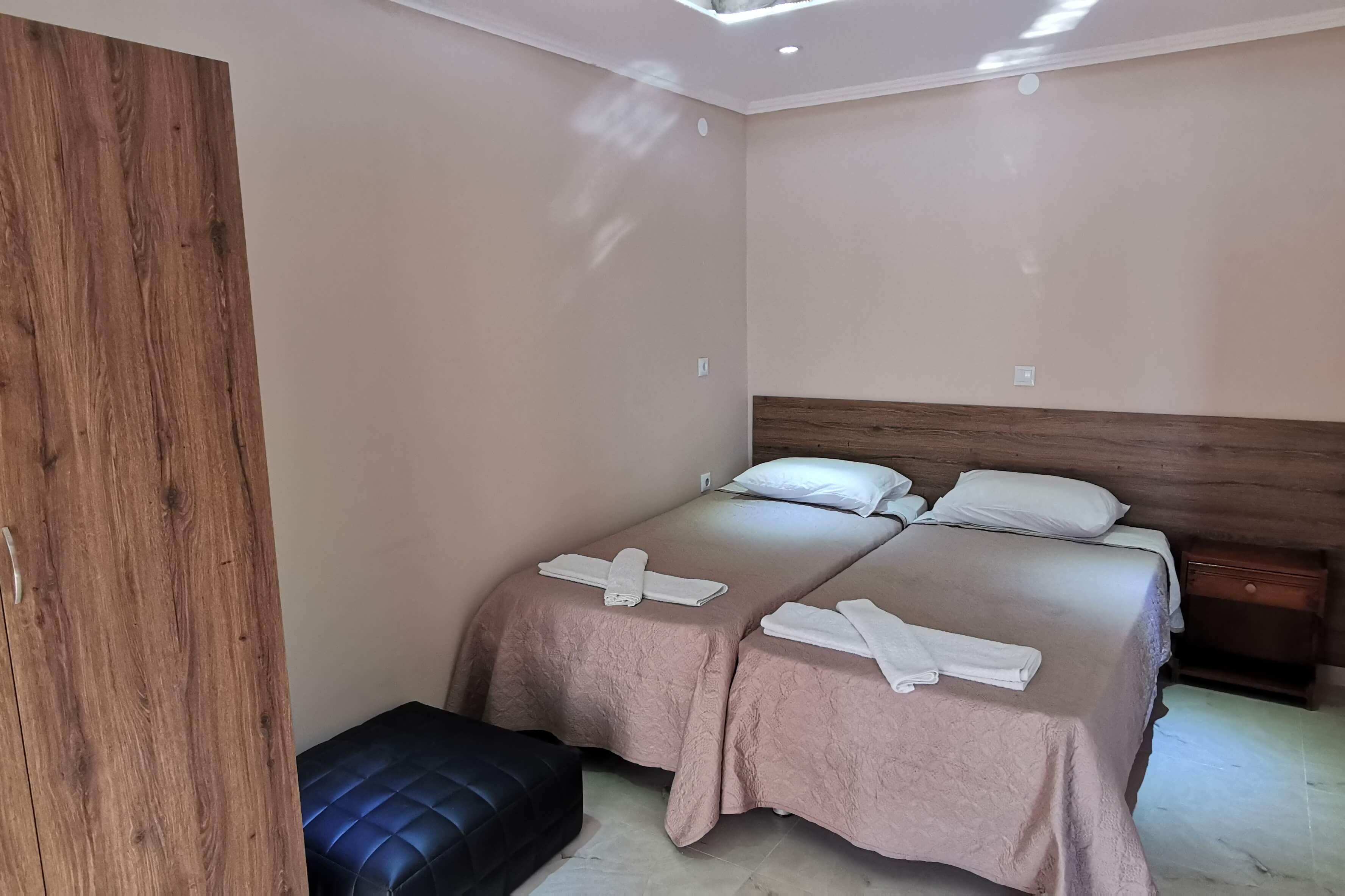 Zweierbett im Ferienhaus Olive