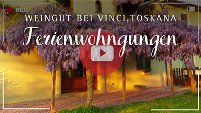 Video zum Bio-Weingut bei Vinci mit Ferienwohnungen