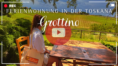 Video Weingut Toskana - Ferienwohnung Grottino