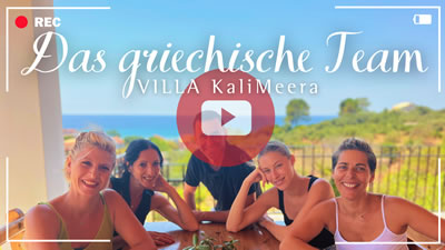 Villa KaliMeera auf Korfu: Familie Nikomanis und Team