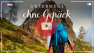 Video zum Bergwandern ohne Gepäck im Aostatal