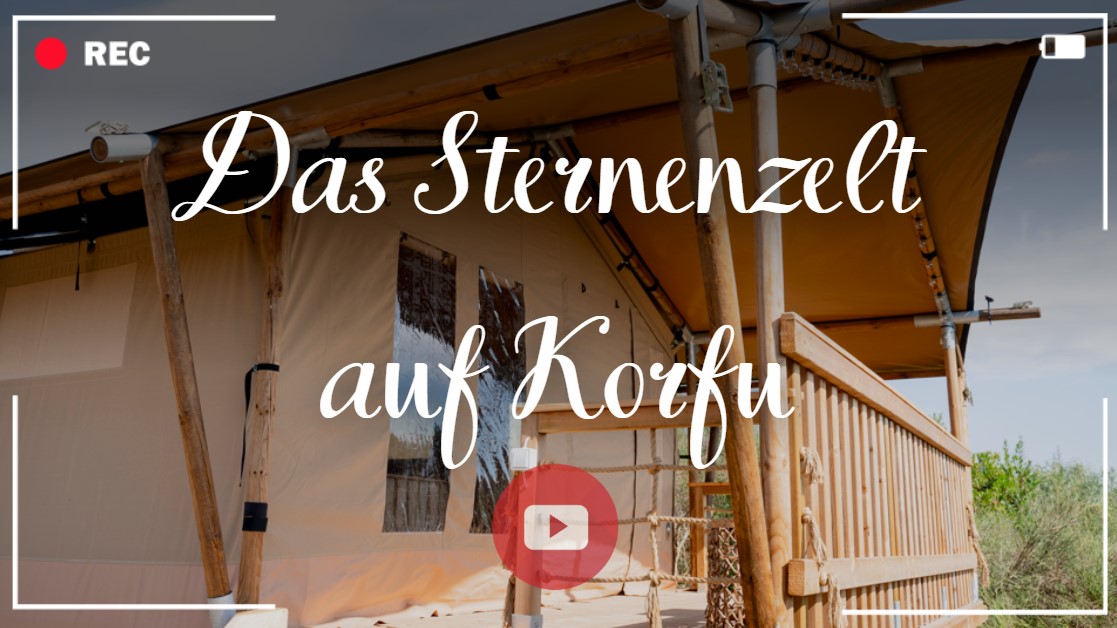 Das Sternenzelt bei der Villa KaliMeera auf Korfu