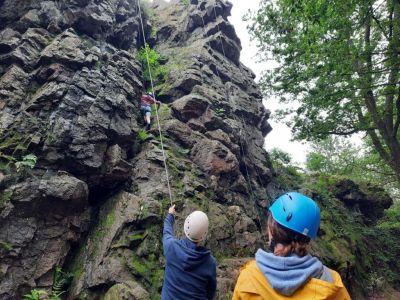 Klettern Kirner Dolomiten Familienurlaub rheinland pfalz