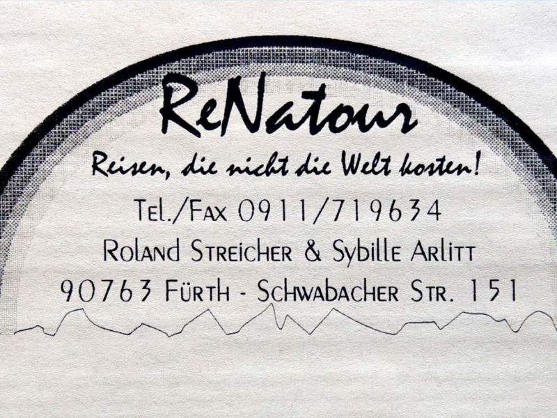 25 Jahre ReNatour - erstes Logo 1994