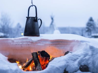 Winterurlaub Schweden Gleichgesinnte Reisegruppe