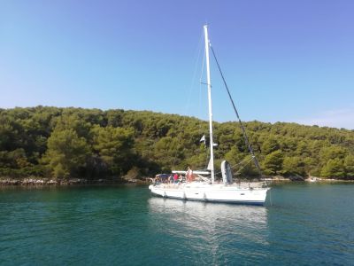 Segelurlaub Familie Korfu Landfeste ausbringen