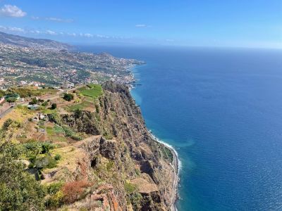 wandern funchal madeira blick ber die kueste