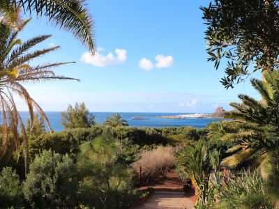 Ökohotel auf Gran Canaria: Blick aufs Meer-Agaete-Gran Canaria-Wanderwege