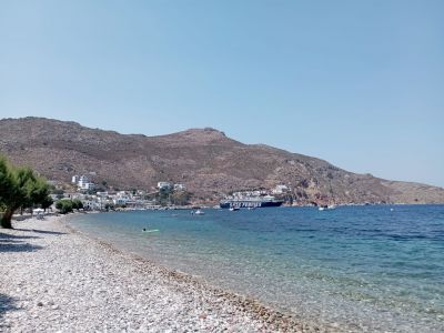 Fhrankunft Livadia auf Tilos