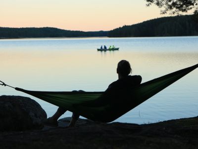 ausblick auf den see kindertraum schweden