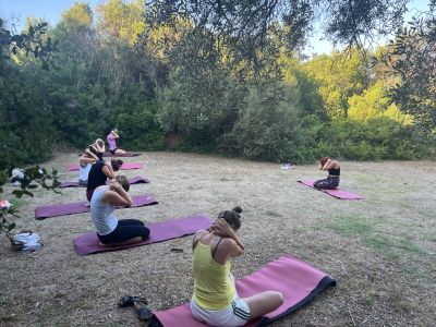 Yoga Morgen Villa KaliMeera Korfu Marathias