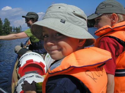 kinder kanutour schweden