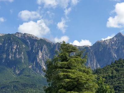 Valsugana Bergpanorama bei Wanderwoche in Italien 