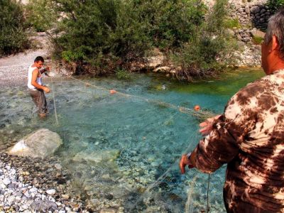 Albanische Alpen Fischer Fluss