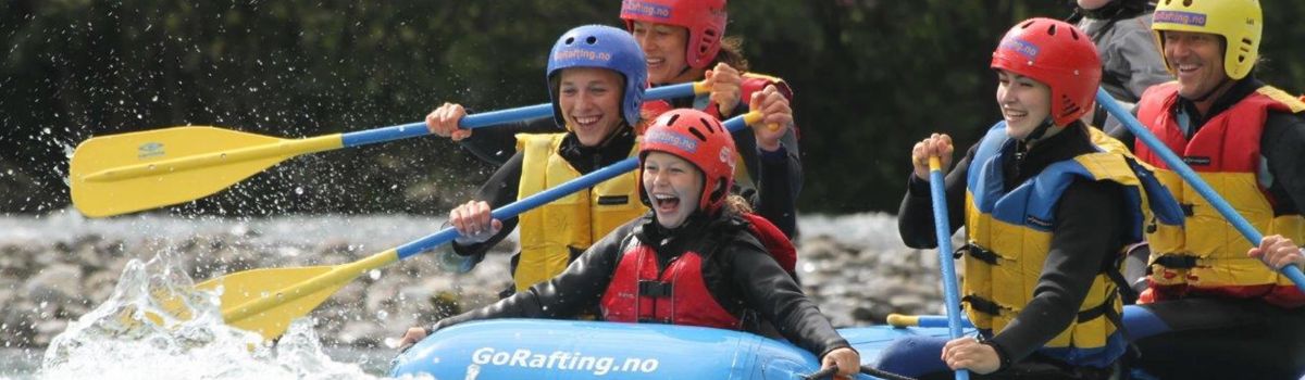 familien Aktiv urlaub Norwegen Rafting Kind