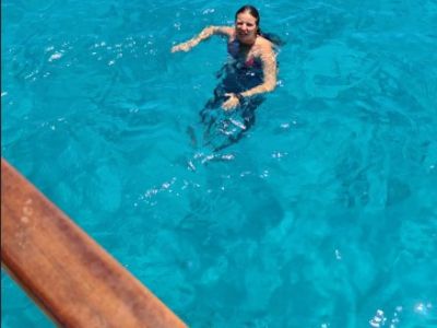 Türkisblaues Meer direkt vom Boot aus genießen