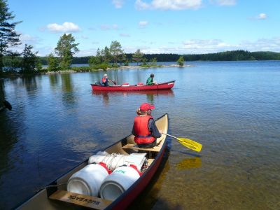 Kanuurlaub in Schweden mit Kindern angeleitet mit Begleitung Gammelbyn