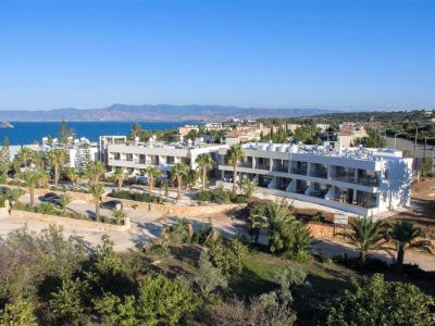 Strandhotel Zypern aus Vorgelperspektive