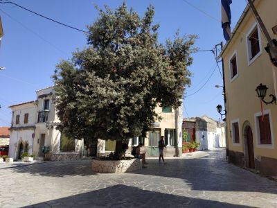 Krini, kleines Dorf auf dem Korfu-Trail