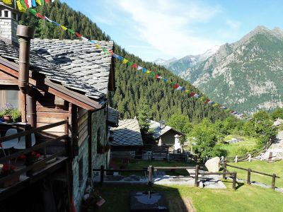 Dortoir La Gruba - Etappenziel der Bergwanderung im Lys Tal