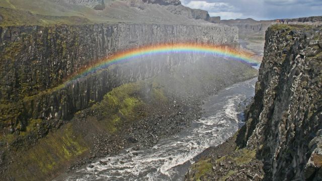 Canyon Nationalpark Jkulsargljufur Torfgehft Glaumbaerel