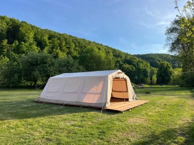 glamping zelt urlaub in deutschland