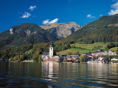 Familienwanderung Wolfgangsee sterreich