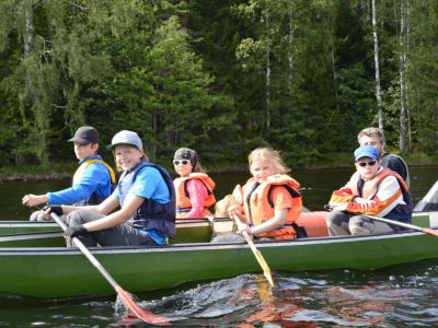 teilnehmer im kanu kindertraum schweden
