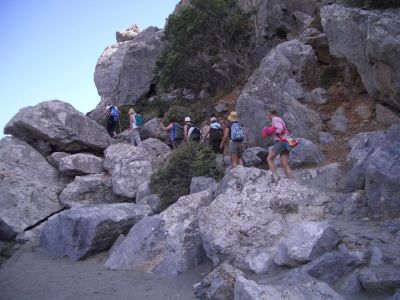 Wanderurlaub Kreta Prveli-Schlucht.