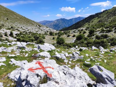 albanien ceraunisches gebirge wandern ohne gepäck