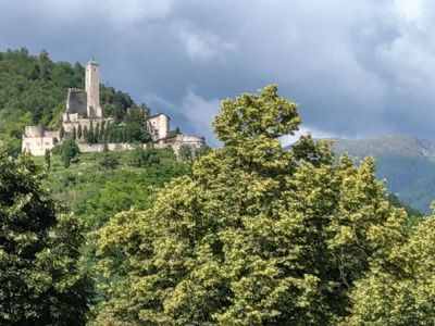 Kastell Borgo Valsugana bei Wanderung in Italien